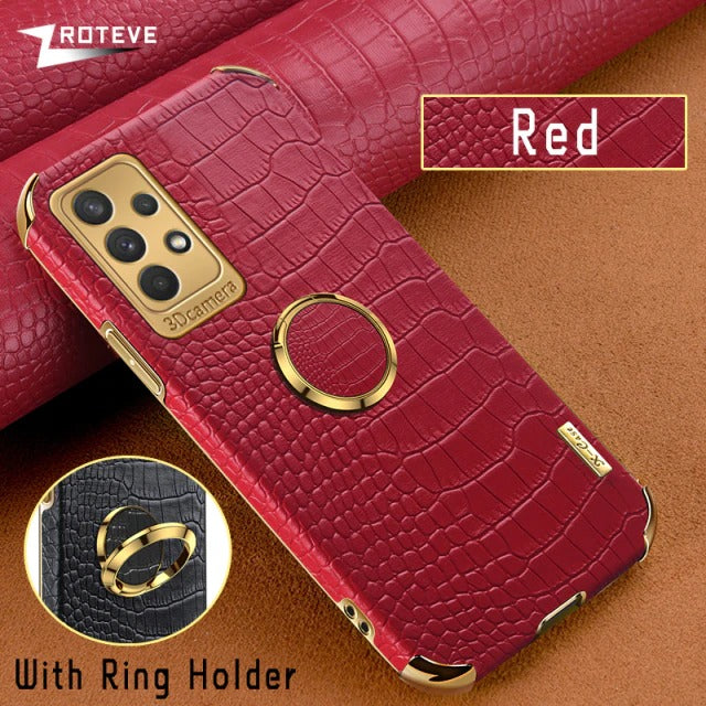 Samsung A32 Crocodile Pattern Leather mobile Case