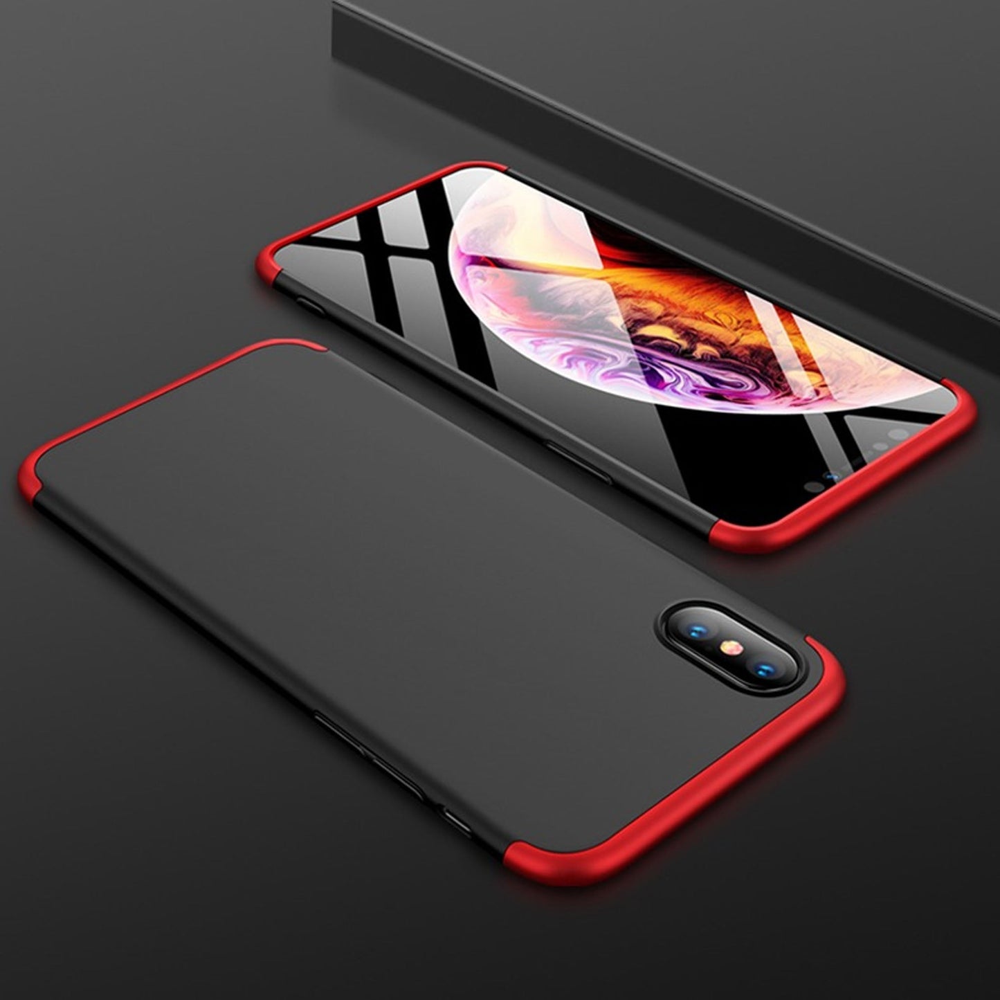 [FREE SHIPPING] Gkk 3in1 Full Protection Case For Iphone Xs Max