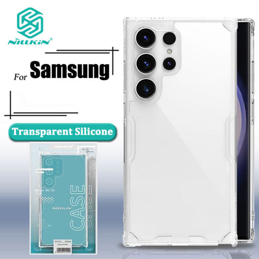[ FREE SHIPPING] Nillkin Nature Pro Series TPU case for Samsung S25 Ultra - Transparent