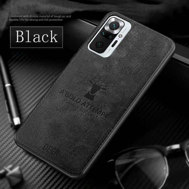 [ FREE SHIPPING] High Quality Luxury Camera Protection Shockproof PU Leather Phone Case For Redmi Note 10 Pro