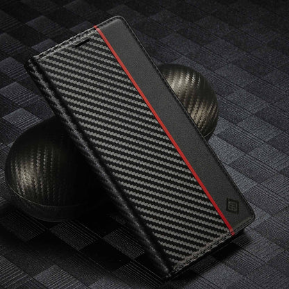 [FREE SHIPPING] CARBON FIBER BOOKLET LEATHER CASE FOR SAMSUNG S24 ULTRA