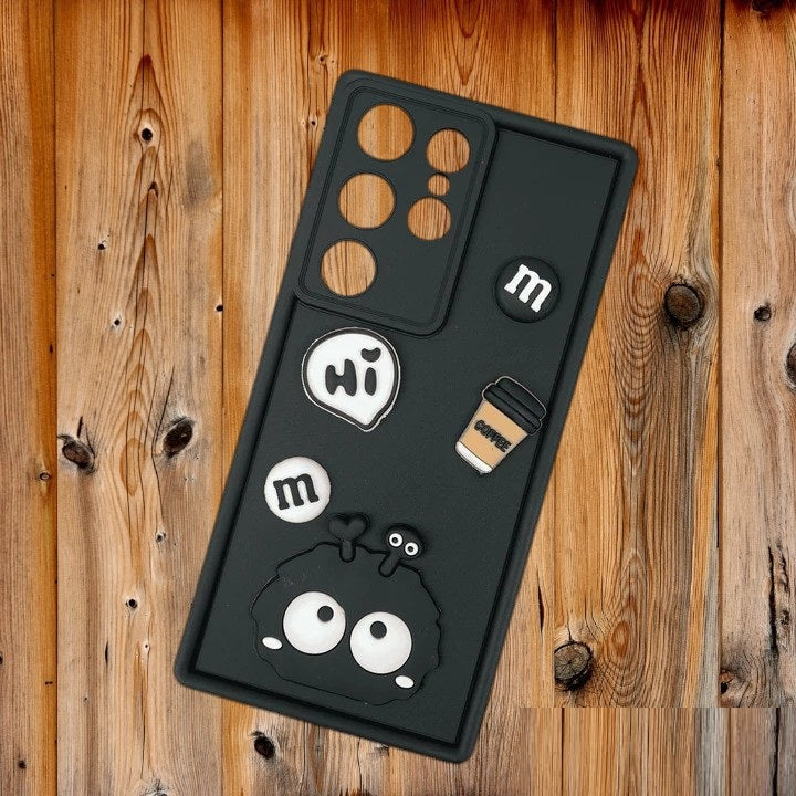 [FREE SHIPPING] 3D Briquette m&m icons Liquid silicon Case for Samsung S24 Ultra