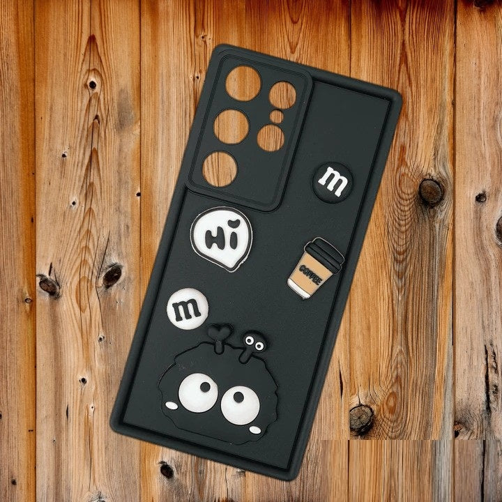 [FREE SHIPPING] 3D Briquette m&m icons Liquid silicon Case for Samsung S22 Ultra