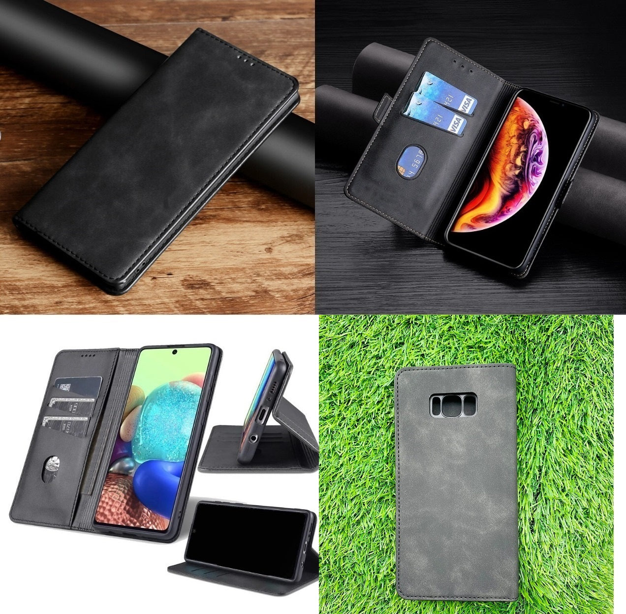 CLAIR FLIP LEATHER CASE FOR SAMSUNG MODELS