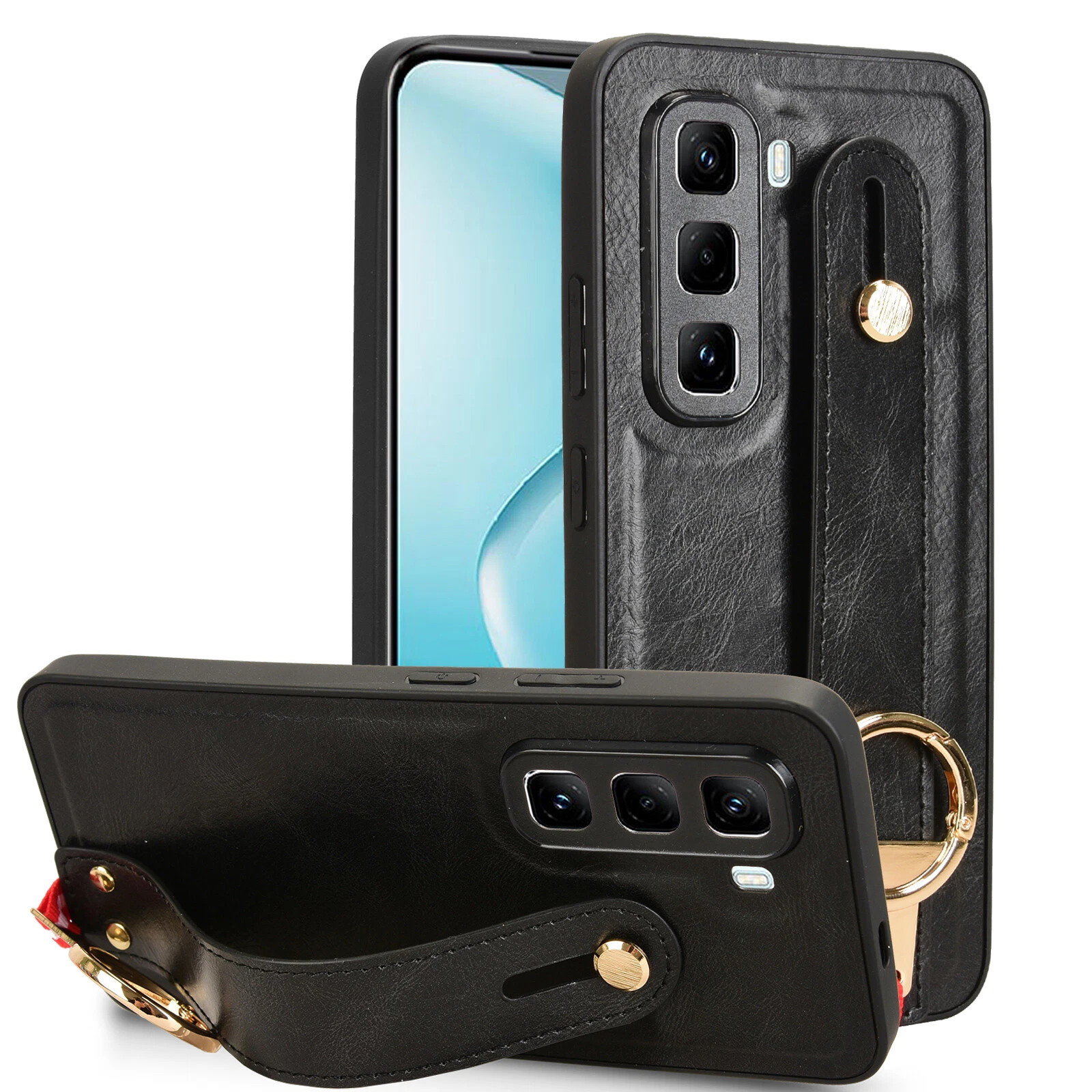 [FREE SHIPPING] BUSINESS PU LEATHER CASE FOR INFINIX HOT 50