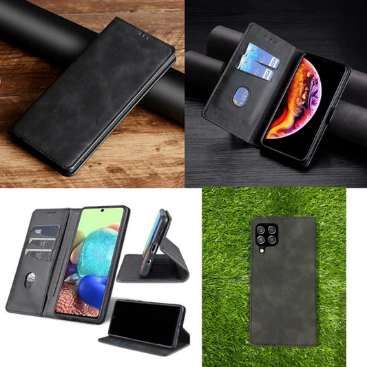 [FREE SHIPPING] Luxury Retro Stand Flip Leather Case For Samsung A22