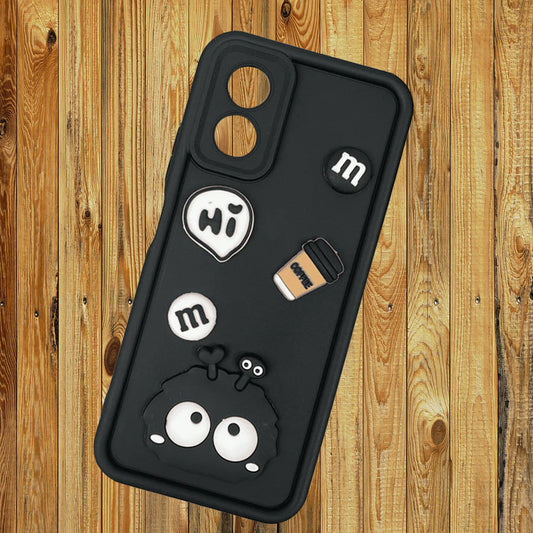 [ FREE SHIPPING] 3D Briquette m&m icons Liquid silicon Case for Oppo A78