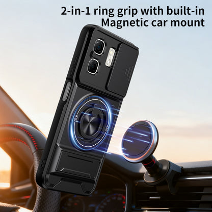 [FREE SHIPPING] CAMERA GUARD KICKSTAND CASE FOR INFINIX HOT 50i/ SMART 9