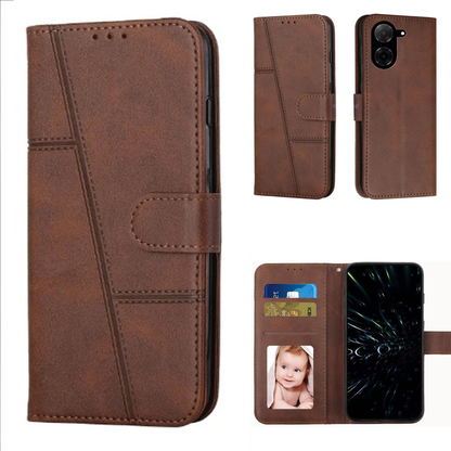 [FREE SHIPPING] BOOKLET LEATHER CASE FOR POCO C71