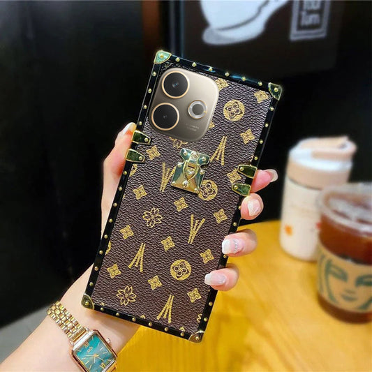 Clair.pk [ FREE SHIPPING] LV MONOGRAM CANVAS SQUARE TRUNK DESIGN CASE FOR OPPO A5 PRO