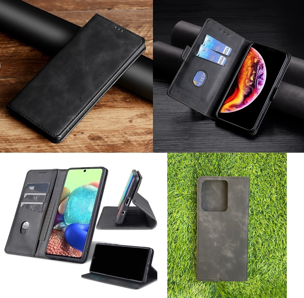 CLAIR FLIP LEATHER CASE FOR REDMI MODELS
