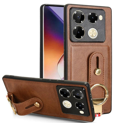 [FREE SHIPPING] BUSINESS PU LEATHER CASE FOR INFINIX NOTE 40
