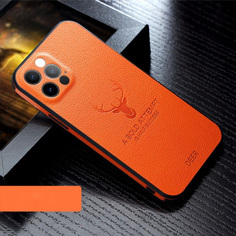 [ FREE SHIPPING]  High Quality Luxury Camera Protection Shockproof PU Leather Phone Case For iPhone 12 Pro Max