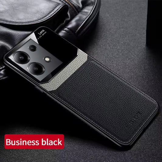 [FREE SHIPPING] LUXURY LEATHER CASE FOR  REDMI NOTE 13