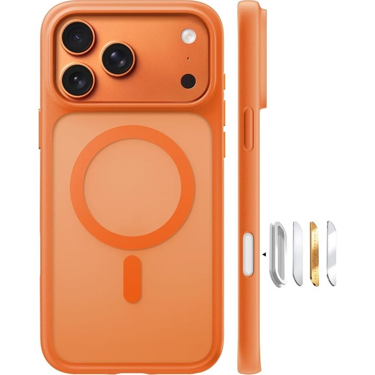 [FREE SHIPPING] LUXURY ORANNGE FORESTED MAGSAFE CASE FOR IPHONE 17 PRO MAX