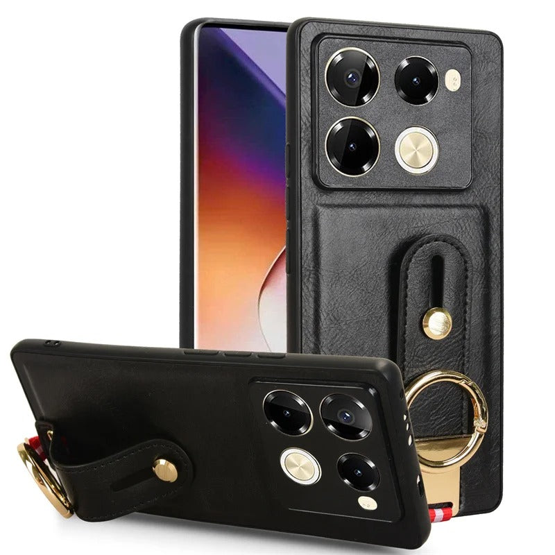 [FREE SHIPPING] BUSINESS PU LEATHER CASE FOR INFINIX NOTE 40 PRO