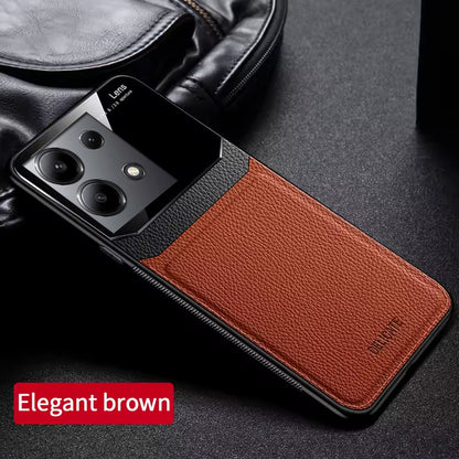 [FREE SHIPPING] LUXURY LEATHER CASE FOR  REDMI NOTE 13