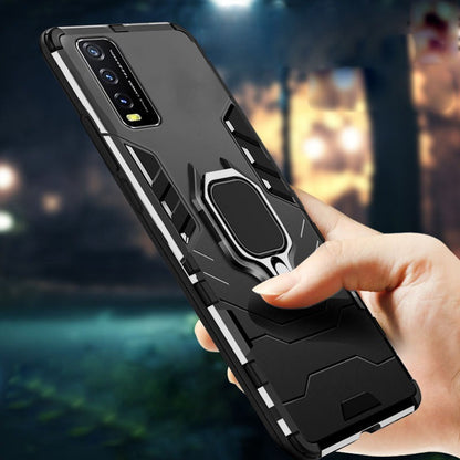 [ FREE SHIPPING] Armor Case For Vivo Y20 Y20s, Shockproof Stand Holder Cover
