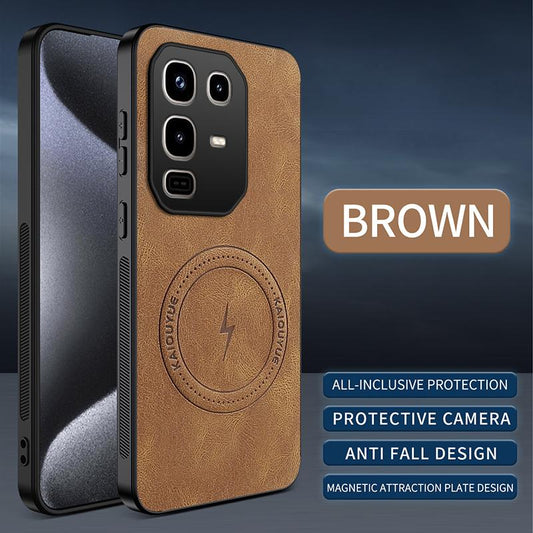 [FREE SHIPPING] SLIM MAGSAFE LEATHER CASE FOR INFINIX NOTE 50 PRO