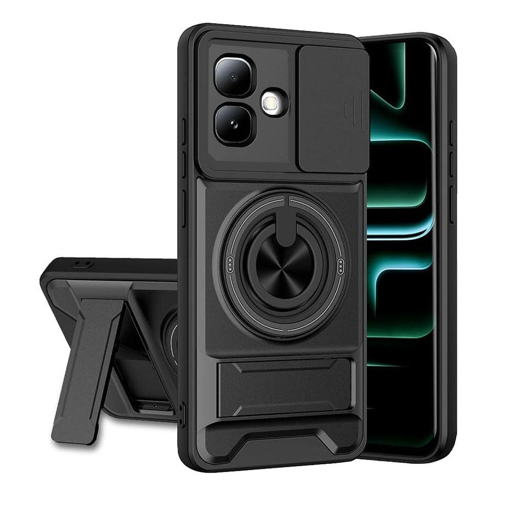 [FREE SHIPPING] CAMERA GUARD KICKSTAND CASE FOR INFINIX SMART 20