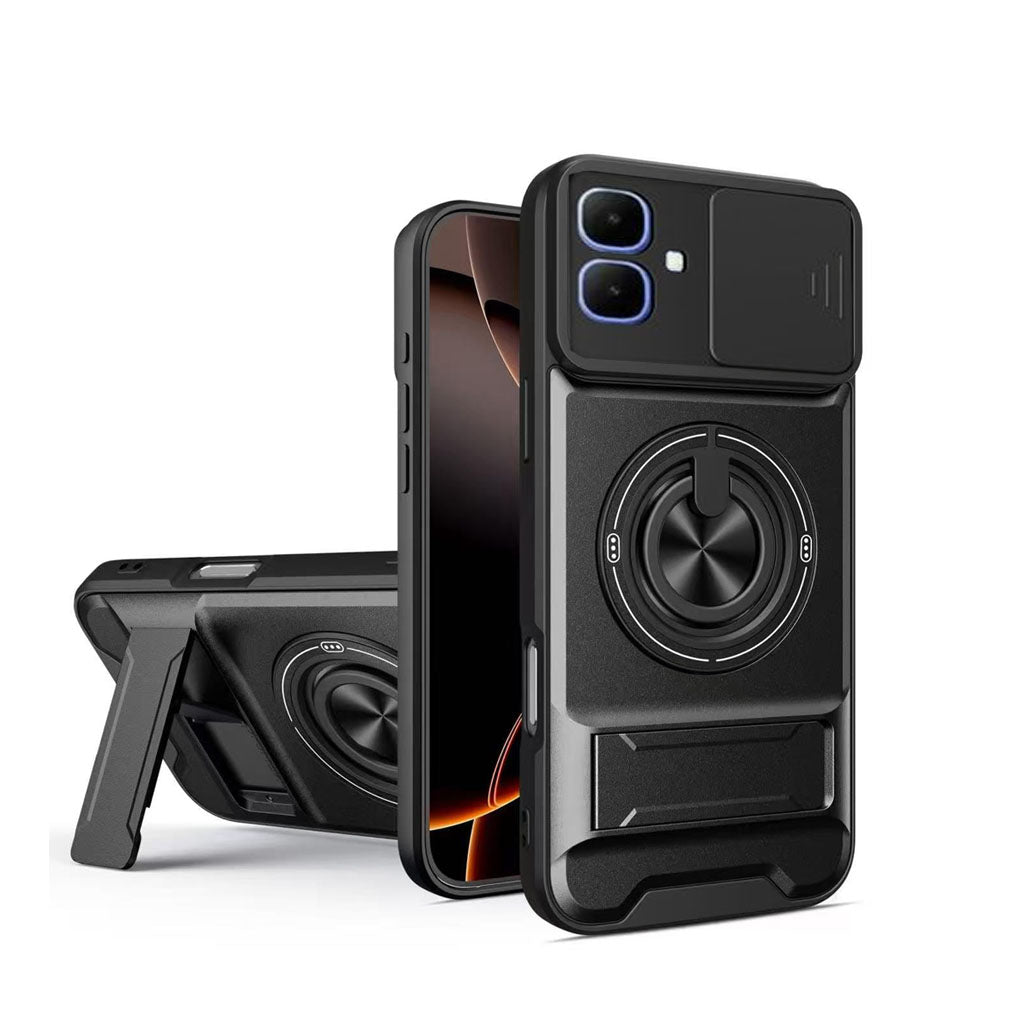[FREE SHIPPING] CAMERA GUARD KICKSTAND CASE FOR INFINIX SMART 10