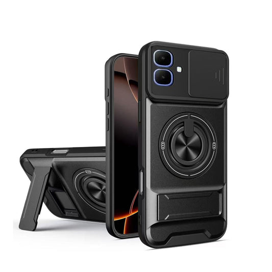 [FREE SHIPPING] CAMERA GUARD KICKSTAND CASE FOR INFINIX SMART 10