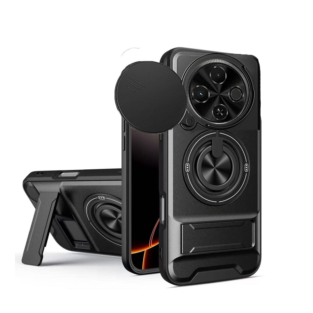 [FREE SHIPPING] CAMERA GUARD KICKSTAND CASE FOR TECNO SPARK 30