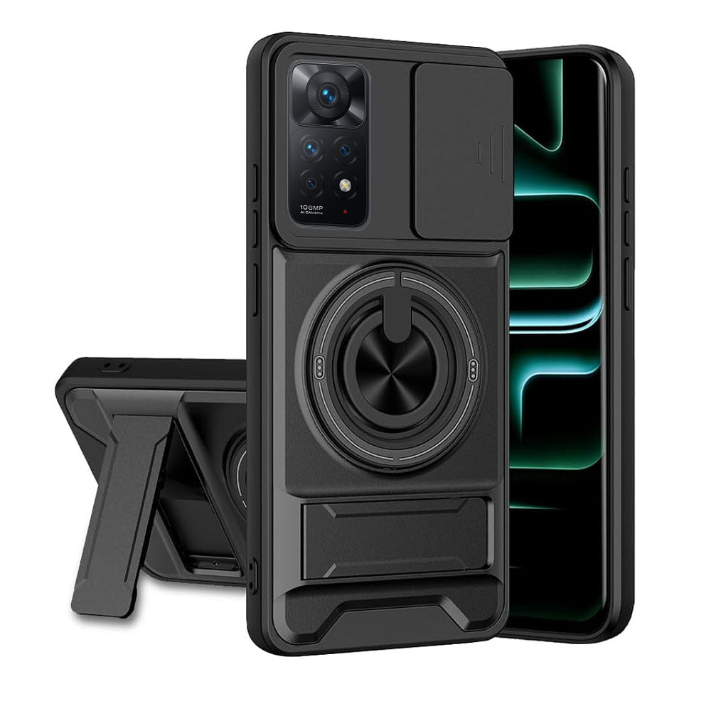 [FREE SHIPPING] CAMERA GUARD KICKSTAND CASE FOR REDMI NOTE 11 PRO