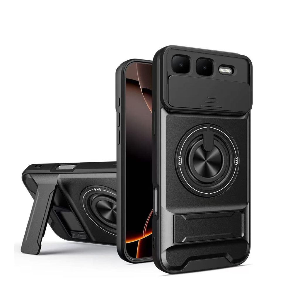 [FREE SHIPPING] CAMERA GUARD KICKSTAND CASE FOR INFINIX SMART 10 PLUS