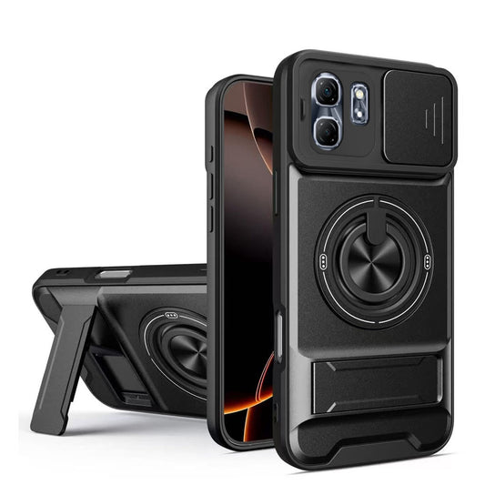 [FREE SHIPPING] CAMERA GUARD KICKSTAND CASE FOR INFINIX HOT 50i/ SMART 9