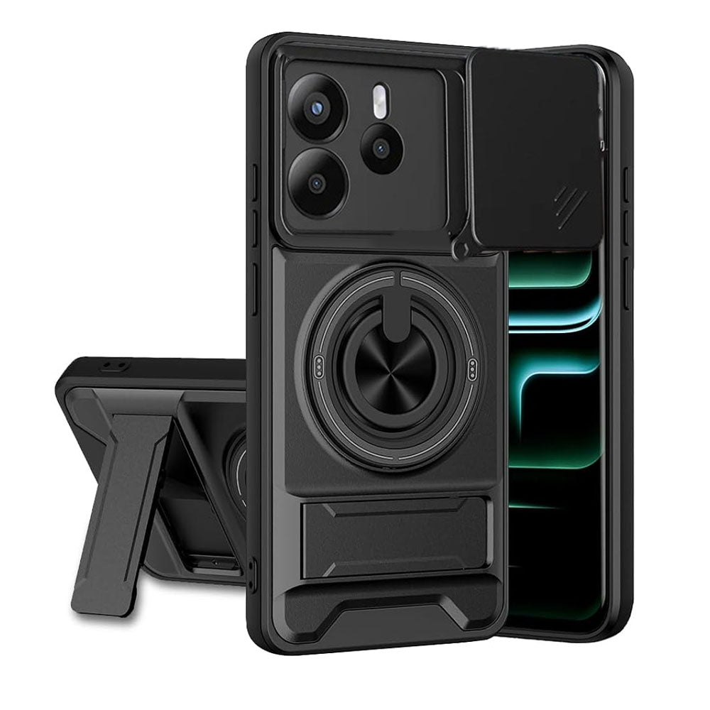 [FREE SHIPPING] CAMERA GUARD KICKSTAND CASE FOR REDMI NOTE 14