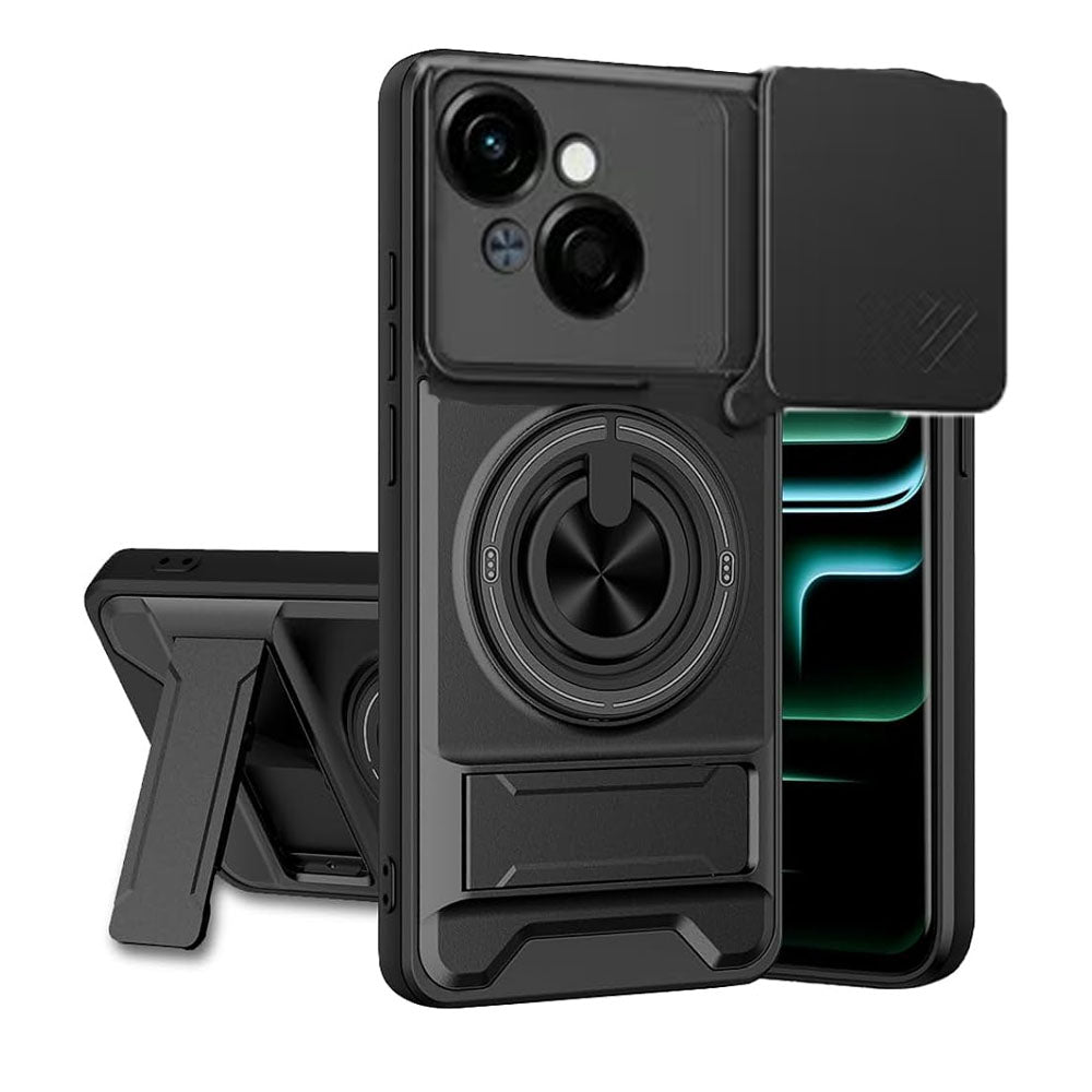 [FREE SHIPPING] CAMERA GUARD KICKSTAND CASE FOR TECNO SPARK GO 1