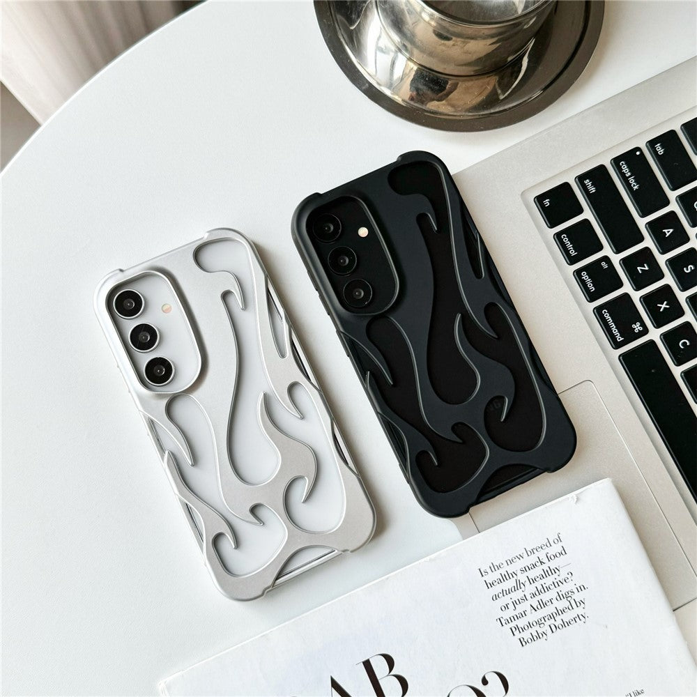 [FREE SHIPPING] FLAME SHAPED HOLLOWED FROSTED PHONE COVER SAMSUNG A16