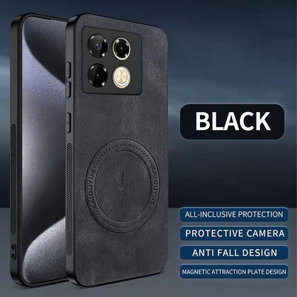 [FREE SHIPPING] SLIM MAGSAFE LEATHER CASE FOR INFINIX NOTE 40 PRO