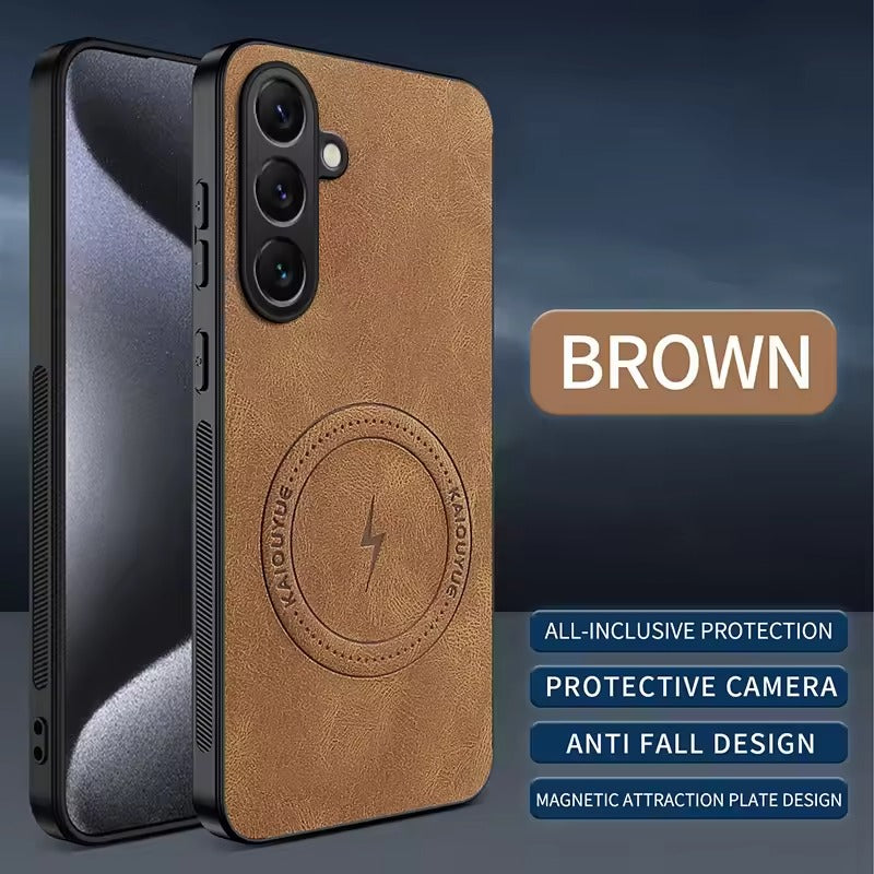 [FREE SHIPPING] SLIM MAGSAFE LEATHER CASE FOR SAMSUNG A15