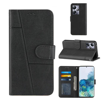 [FREE SHIPPING] BOOKLET LEATHER CASE FOR INFINIX HOT 30 PLAY