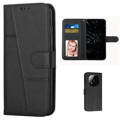 [FREE SHIPPING] BOOKLET LEATHER CASE FOR REDMI NOTE 14 PRO