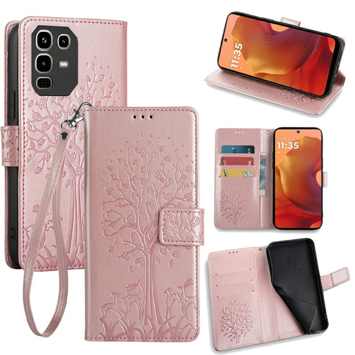 [FREE SHIPPING] BLOSSOM TREE FLIP CASE FOR INFINIX NOTE 50/NOTE 50 PRO