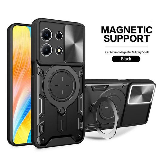 [Free Shipping} METAL RING HOLDER CASE FOR INFINIX NOTE 30 PRO