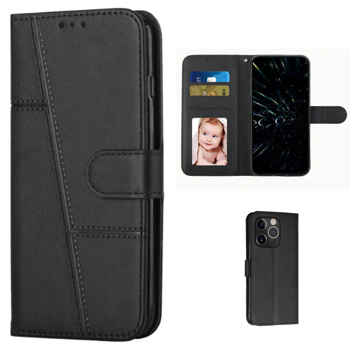 [FREE SHIPPING] BOOKLET CASE FOR IPHONE 15 PRO MAX