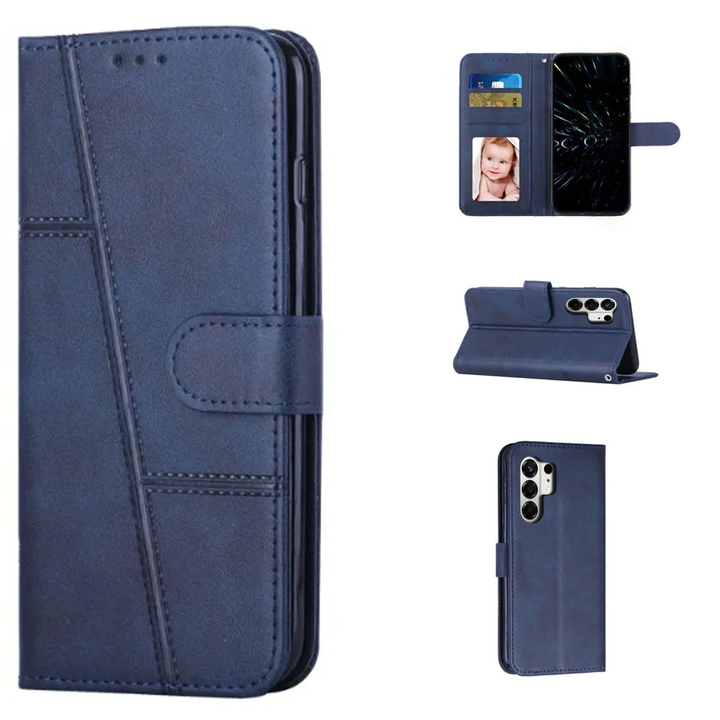 [FREE SHIPPING] BOOKLET LEATHER CASE FOR TECNO CAMON 50 PRO