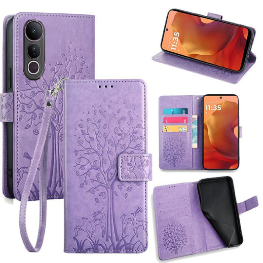 [FREE SHIPPING] BLOSSOM TREE FLIP CASE FOR VIVO V50 LITE