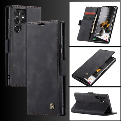 [FREE SHIPPING] Caseme Retro Leather Flip Case For Samsung Galaxy S25 Ultra
