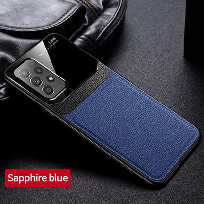 [ FREE SHIPPING] Luxury Slim Leather Case Lens Shockproof BackCover For Samsung A73