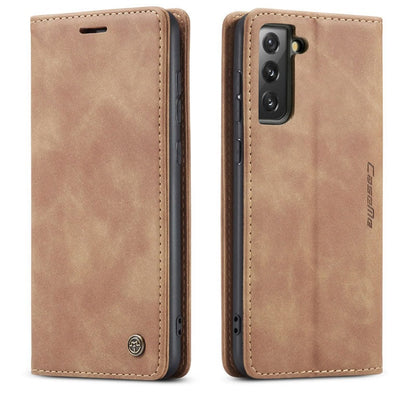 [FREE SHIPPING] CaseMe Retro Leather Flip Case For Samsung S21 Plus