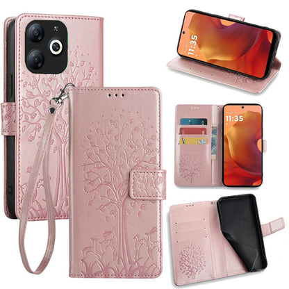 [FREE SHIPPING] BLOSSOM TREE FLIP CASE FOR INFINIX HOT 40i/ SPARK 20/ SPARK 20C/ SMART 8/ SMART 8 PRO/ SPARK GO 2024