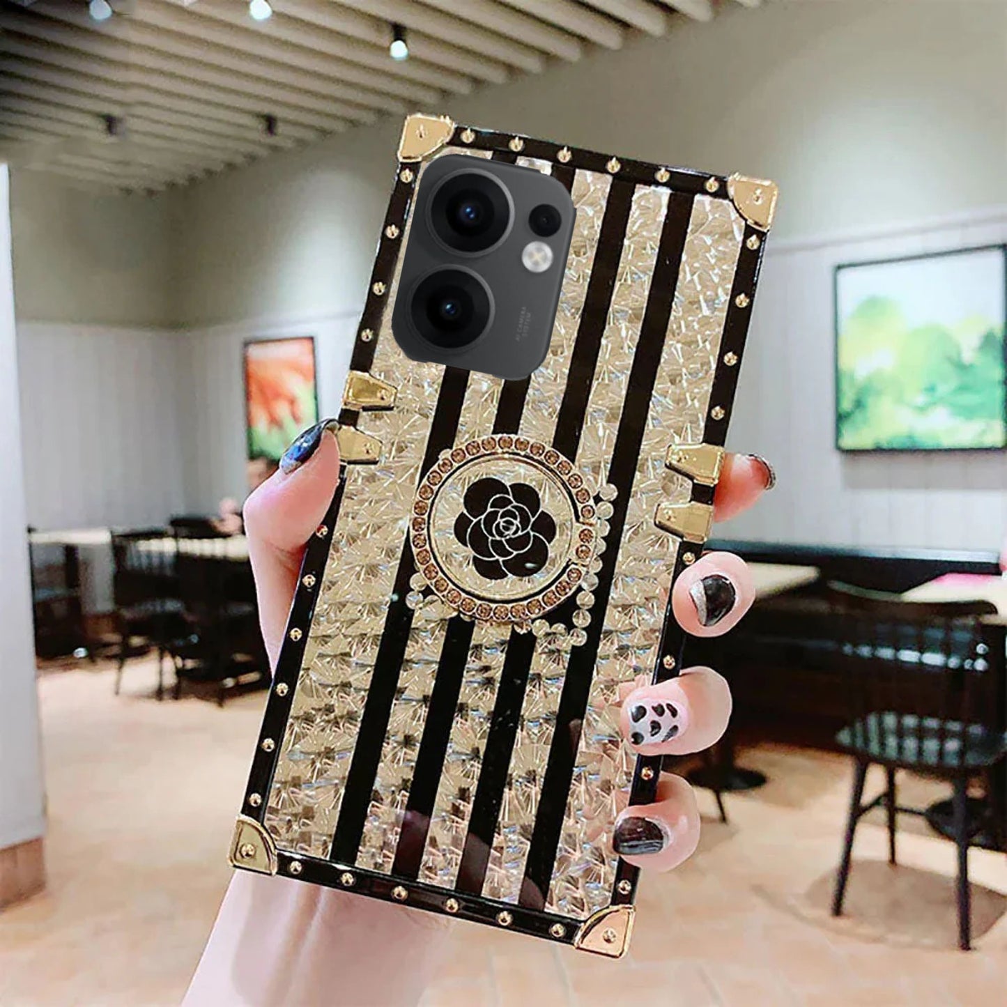 [FREE SHIPPING] DIAMOND FASHION CASE FOR OPPO RENO 13F