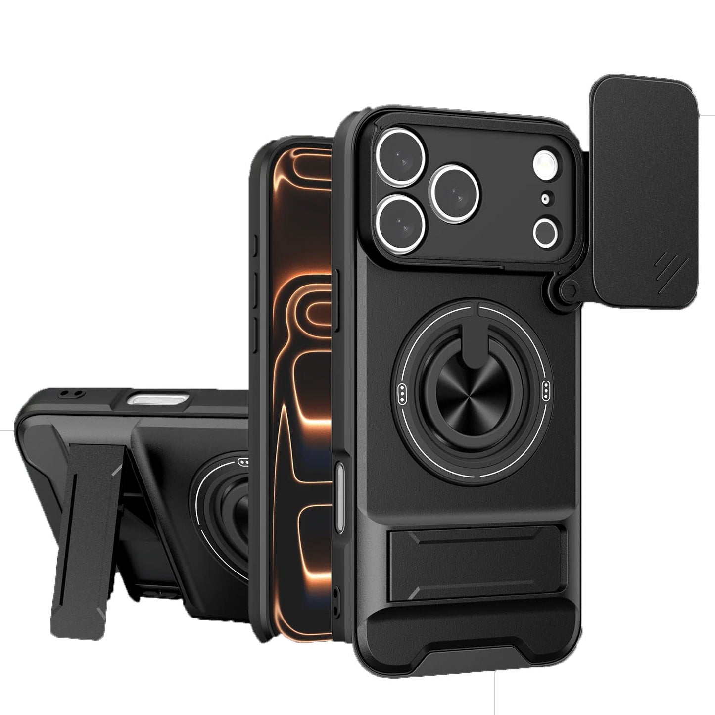 [FREE SHIPPING] CAMERA GUARD KICKSTAND CASE FOR IPHONE 17 PRO MAX
