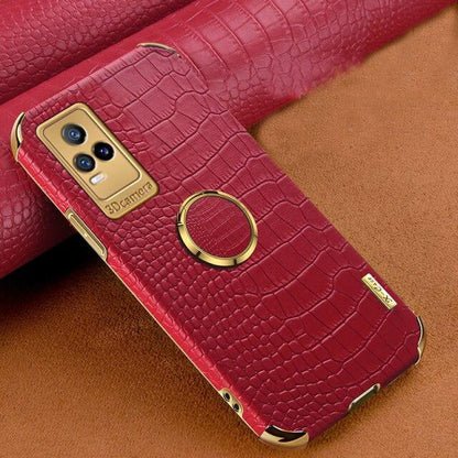 [ FREE SHIPPING] Crocodile Pattern Leather Case For Vivo V20