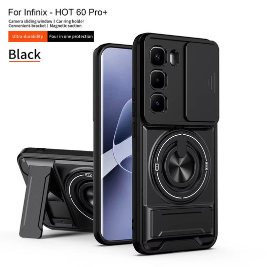 [FREE SHIPPING] CAMERA GUARD KICKSTAND CASE FOR INFINIX HOT 60 PRO PLUS